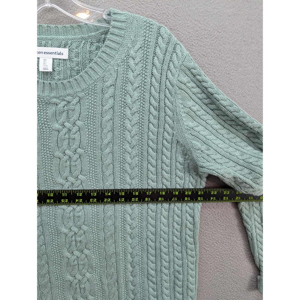 Amazon Essentials Cable Knit Crew Neck Sweater Me… - image 5